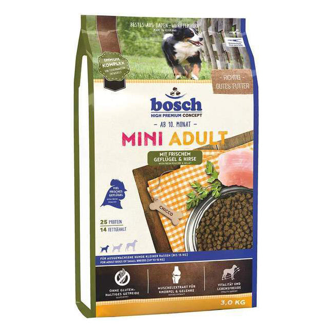 Bosch Dog Adult Mini Poultry & Millet 3kg