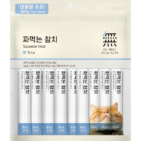 Bow Wow Cat Treat Mumargin Squeeze Treat Tuna 480g (BW4009)