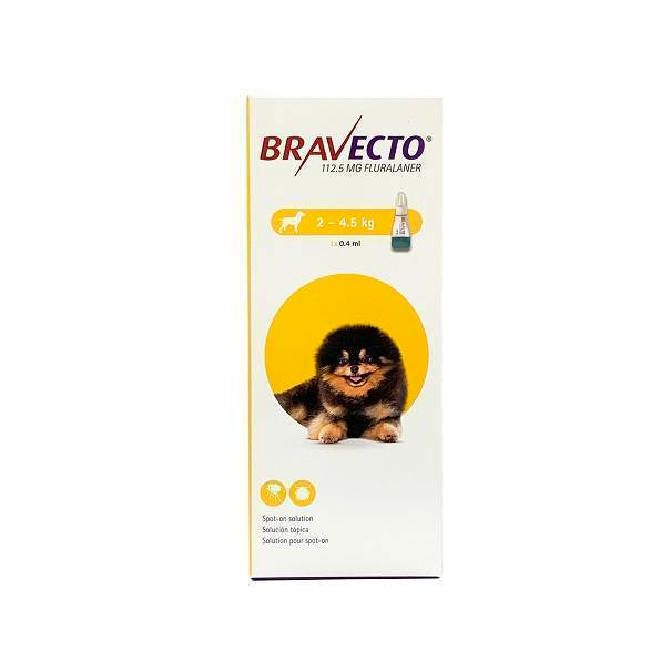 Bravecto Dog Spot-On Very Small (2-4.5kg)