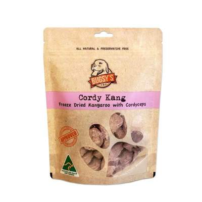 Bugsy's Dog Freeze-Dried Cordy Kang Kangaroo with Cordyceps 70g