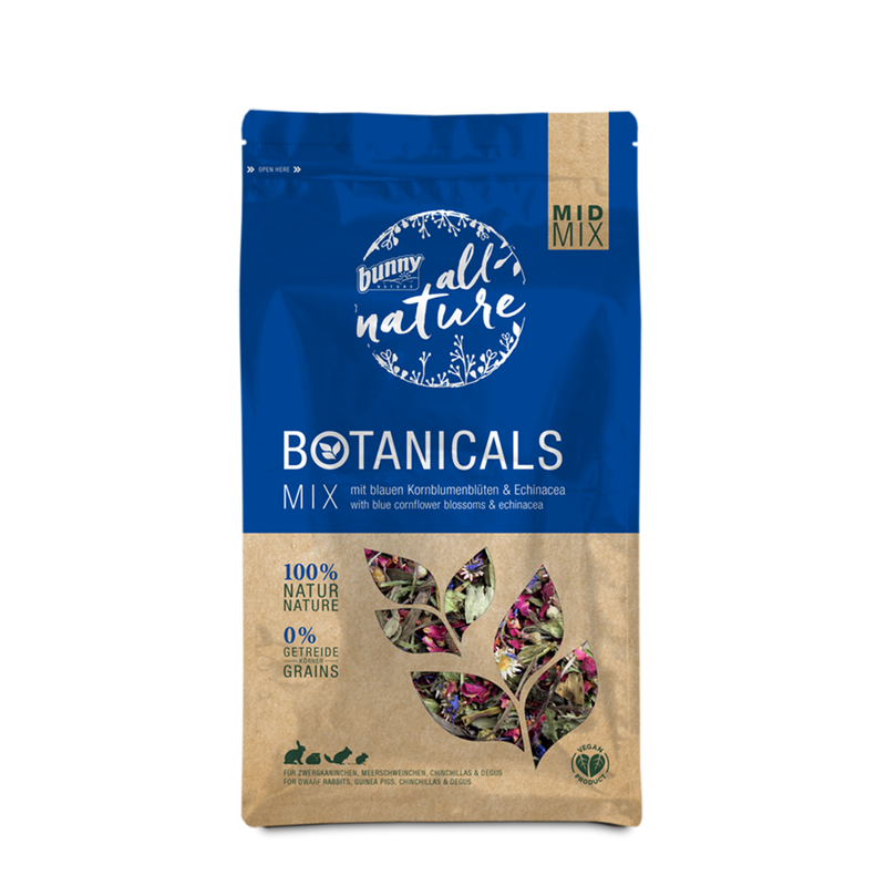 Bunny Nature Botanicals Blue Cornflower Blossoms & Echinacea 120g