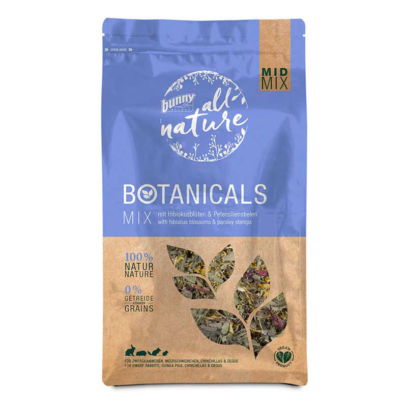 Bunny Nature Botanicals Mid Mix Hibiscus Blossoms & Parsley Stems 150g