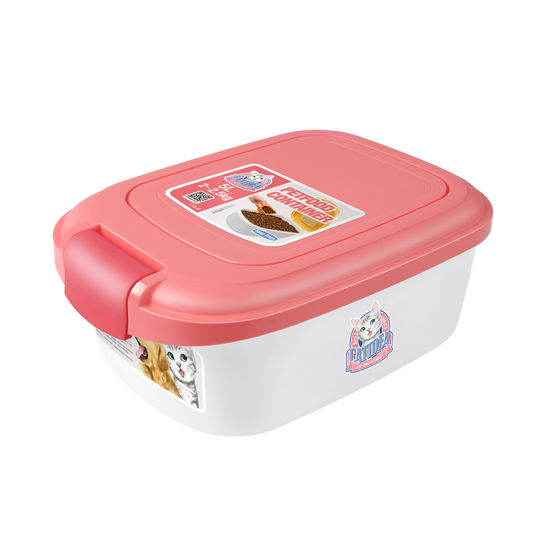 Catidea Single Open Petfood Container Pink 2-2.5kg (CF101-2)