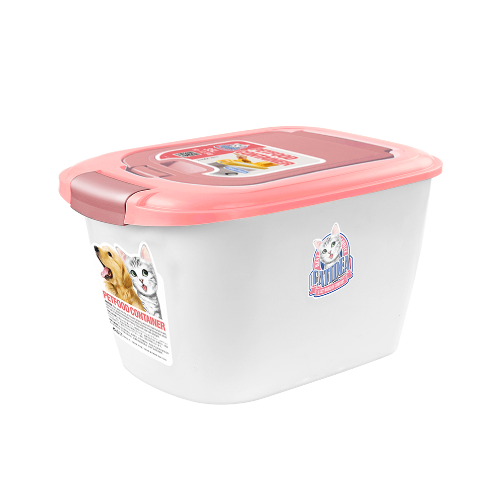 Dual pet food storage container hot sale