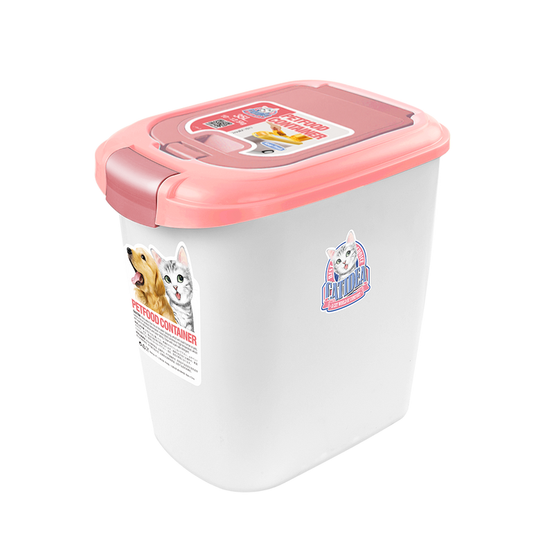 Catidea Luxury Double Open Petfood Container Pink 5-7kg / 14L (CF102-5)