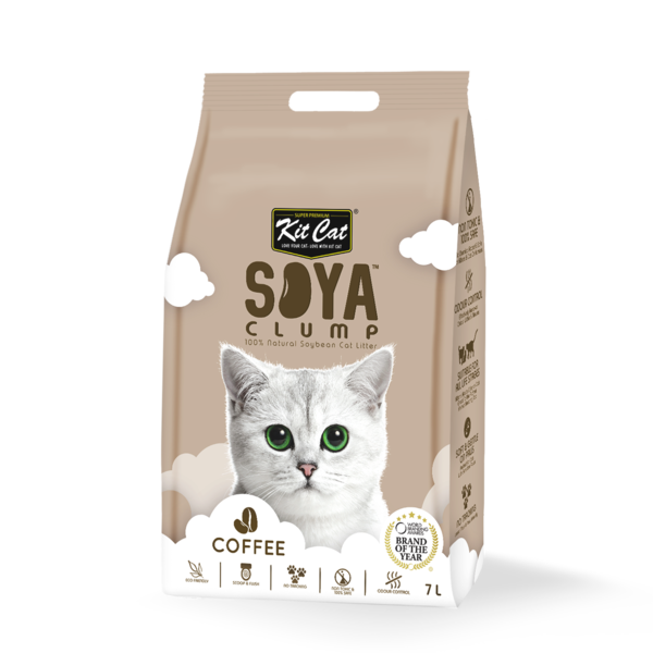 KitCat Cat Soybean Litter Soya Clump Coffee 7L