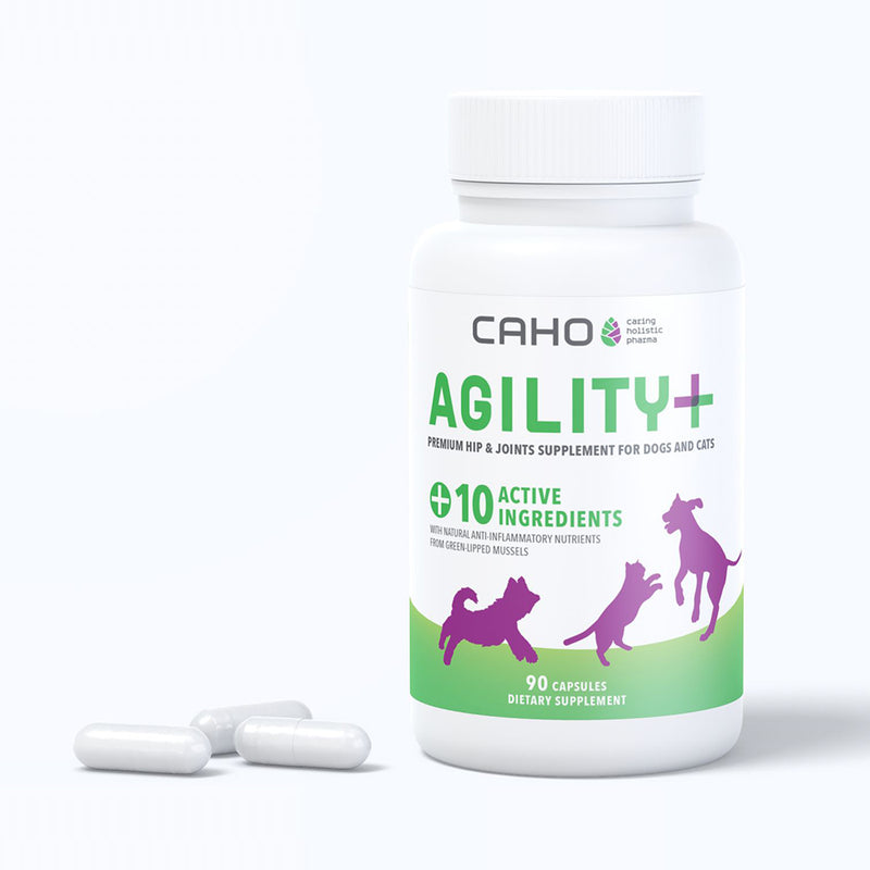 Caho Agility+ Premium Hip & Joint Supplement for Dogs & Cats 90caps