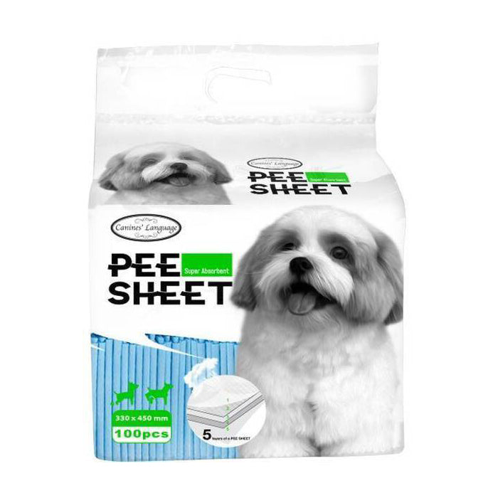 Canines' Language Pee Sheet 330mm x 450mm - 100pcs
