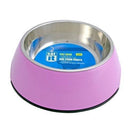 CatIt 2-in-1 Durable Plastic Bowl with Stainless Steel Insert Pink XS 160ml