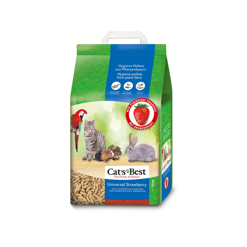 Cat's Best Universal Litter Strawberry - Non-Clumping & High Absorption 10L / 5.5kg