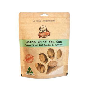 Bugsy's Dog Freeze-Dried Catch Me If You Can Beef Tendon & Turmeric 70g