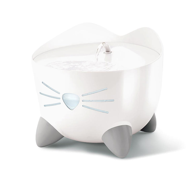 Catit Pixi Drinking Fountain Stainless Steel White 2.5L