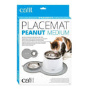 Catit Placemat Peanut Medium Grey