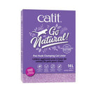 Catit Go Natural Pea Husk Clumping Cat Litter Lavender Scented 12.3lbs (44146)