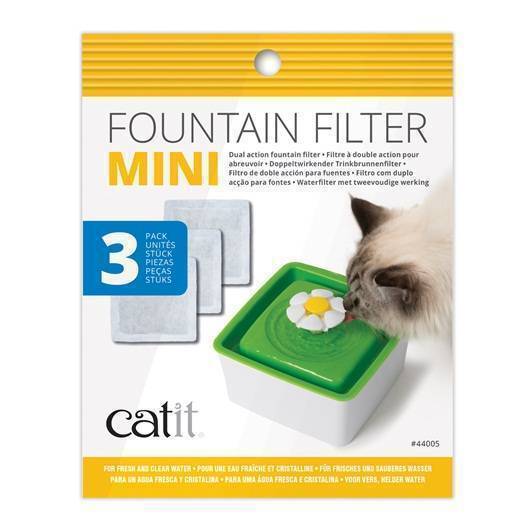 Catit Mini Fountain Replacement Fliter 3pcs