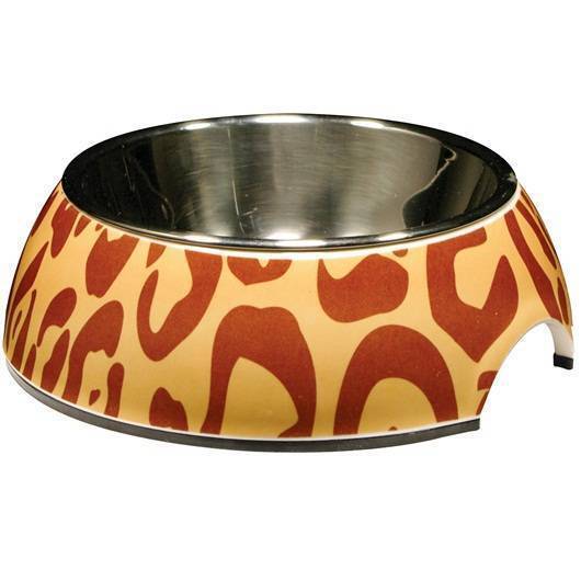 Catit Style 2-in-1 Cat Dish Large 160ml - Leopard