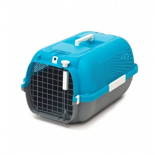 Catit Voyageur Cat Carrier Turquoise Grey Medium 56.5cm x 37.6cm x 3