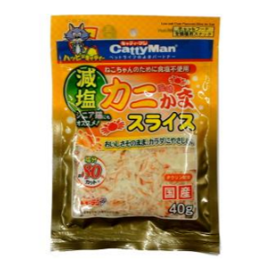 CattyMan Low Salt Crab Flavoured Slice 40g