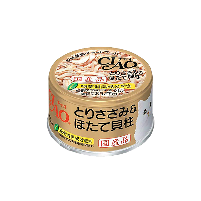 Ciao Cat Chicken Fillet and Scallop in Jelly 85g (C21)