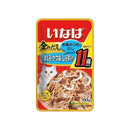 Ciao Cat Golden Stock Pouch - Small Tuna Flakes with Whitebait for Mature Cat 11+ 60g (IC-20)