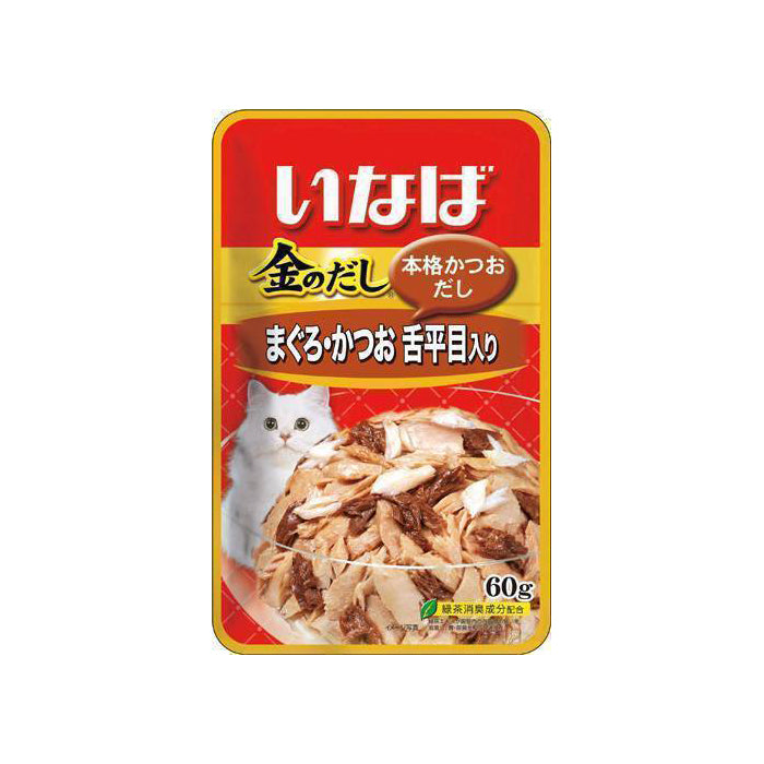 Ciao Cat Golden Stock Pouch - Tuna with Solefish 60g (IC-22)