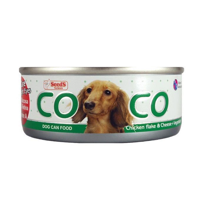 Coco Dog Chicken Flake & Cheese with Vegetable 80g