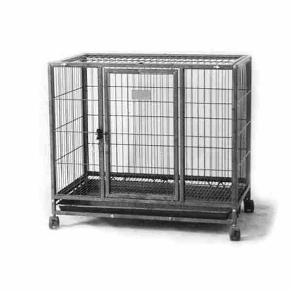 NA Dog Cage Hammerspray Structured - Wire Bottom (L 94cm x W 64cm x H 77cm)