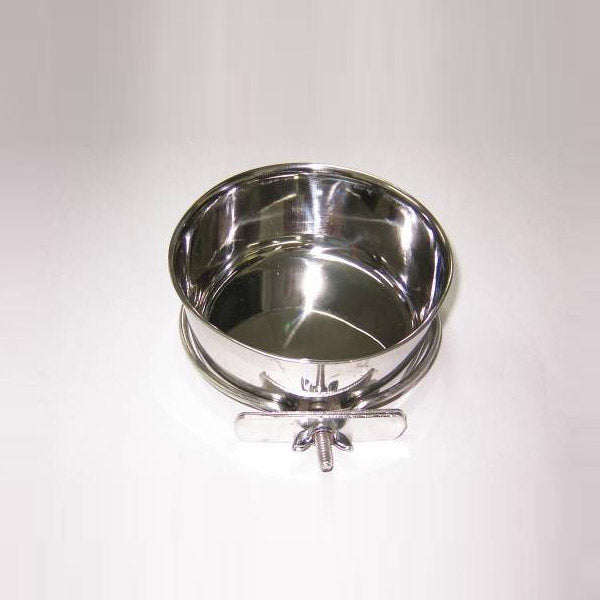 Dexpex Stainless Steel Bowl - Coop Cup with Clamp 10oz (DEX1151)