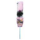 CattyMan Playful Cat Wand Toy Dressy Pink with Black Lace
