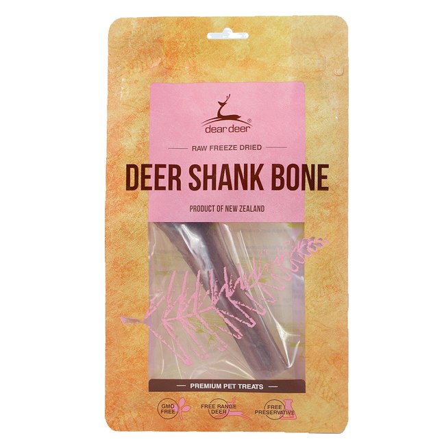 Dear Deer Dog Freeze Dried Deer Shank Bone 1pc