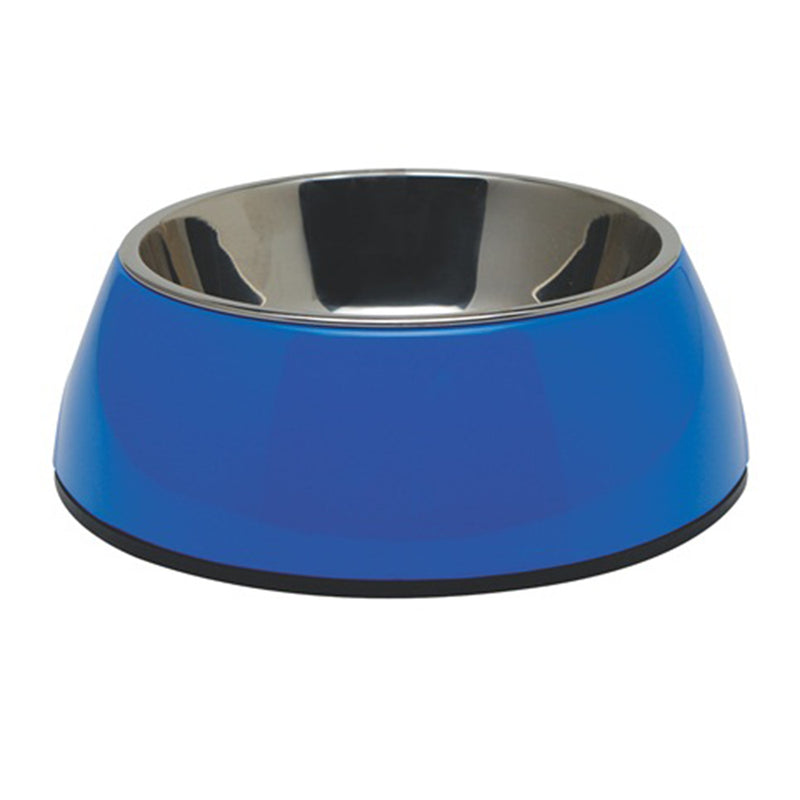 DogIt 2-in-1 Durable Bowl with Stainless Steel Insert Blue Medium 700ml