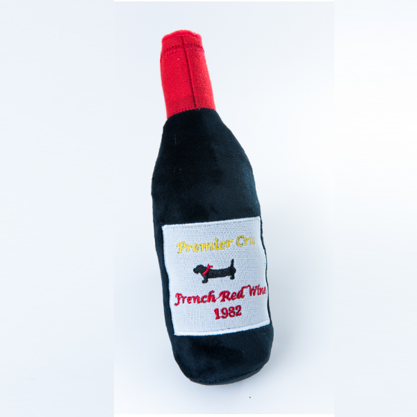 Doggie Goodie Plush Toys Premiere Cru Red Wine