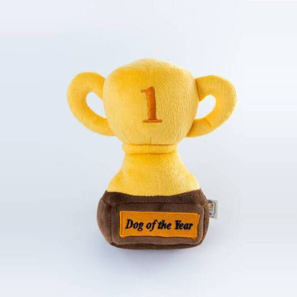Doggie Goodie Plush Toys No. 1 Dog of the Year Trophy