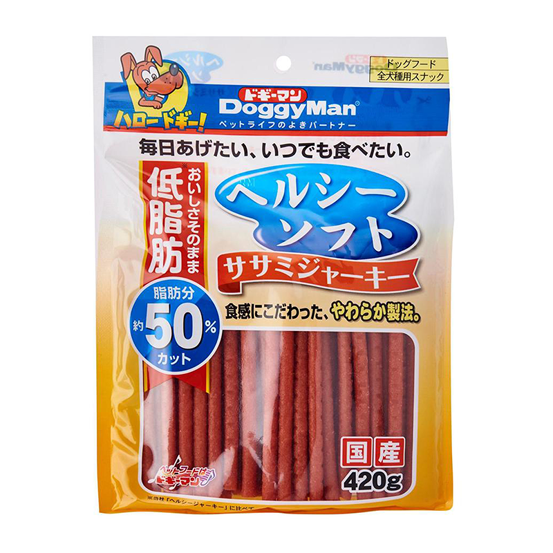 DoggyMan Healthy Soft Sasami Jerky 420g