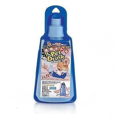 Doggyman Pet Drink Handy Water Bottle Blue S 250ml