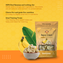 Dogsee Dog Crunch Single-Ingredient Training Treat Freeze-Dried Banana 15g