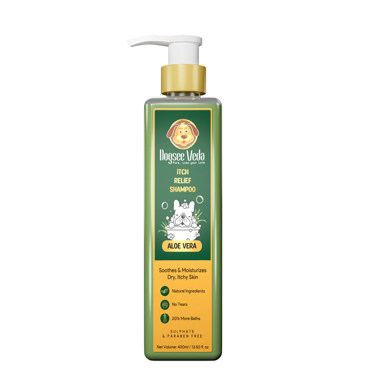 Dogsee Dog Veda Itch Relief Shampoo Aloe Vera 400ml