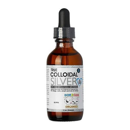 *DONATION TO SHAC* Dom & Cleo Organics True Colloidal Silver 2oz (Dropper)