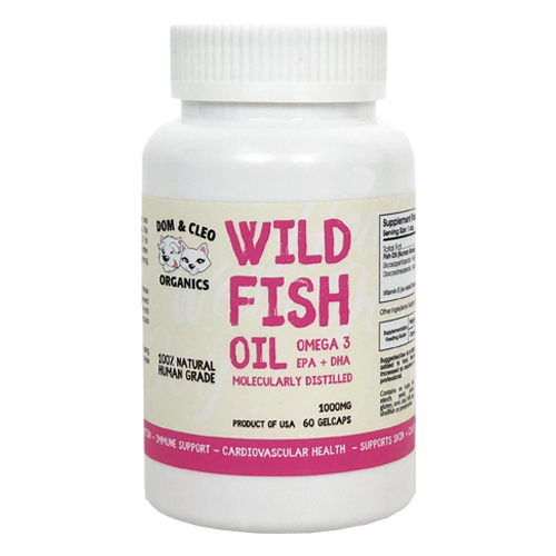 Dom & Cleo Organics Wild Fish Oil 60gelcaps