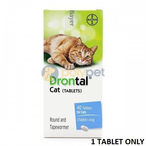 Bayer Drontal Deworming Tablet for Cats 1tab