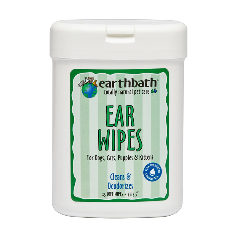 Earthbath Ear Wipes 25sheets