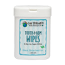 Earthbath Tooth & Gum Wipes 25sheets