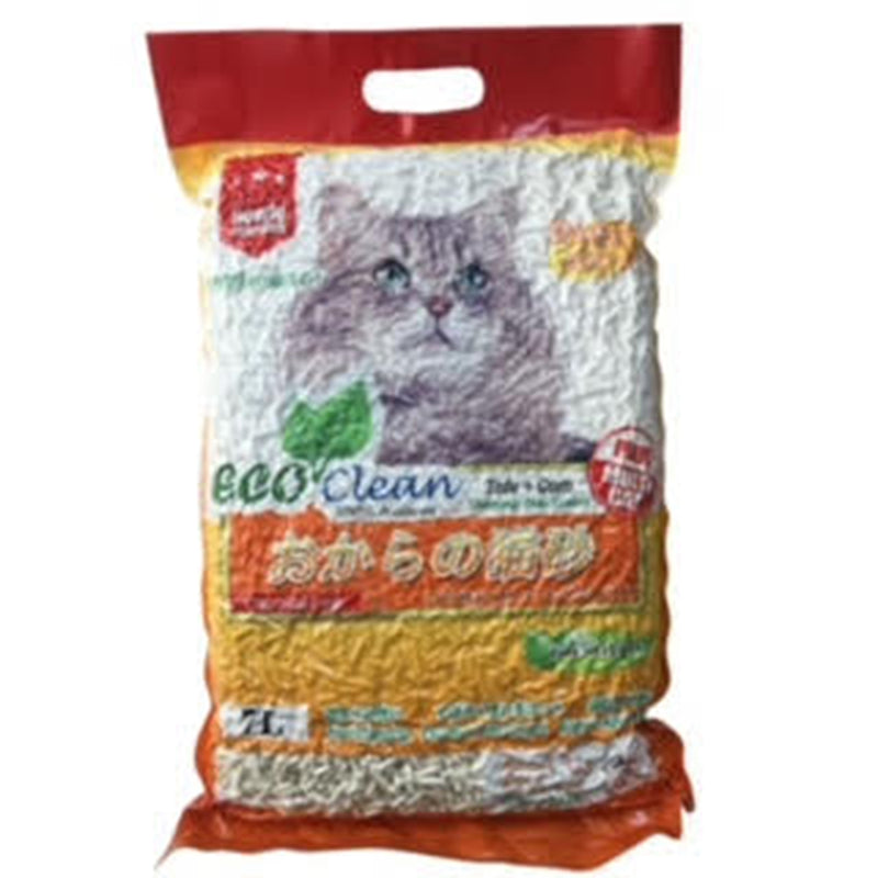 Eco Clean Tofu Cat Litter Corn Flavor 7L