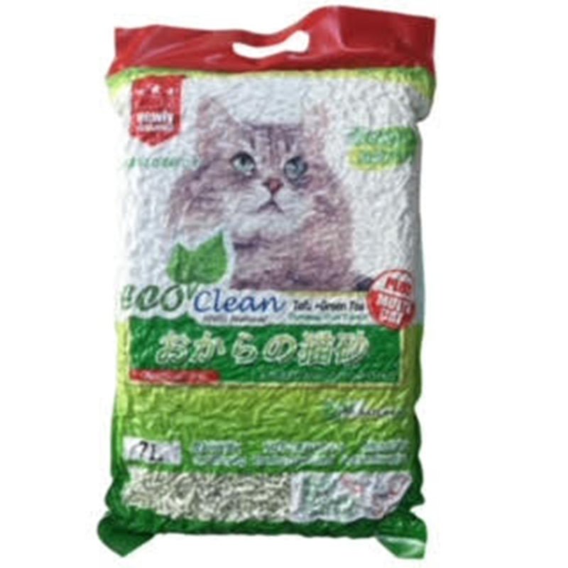 Eco Clean Tofu Cat Litter Green Tea Flavor 7L