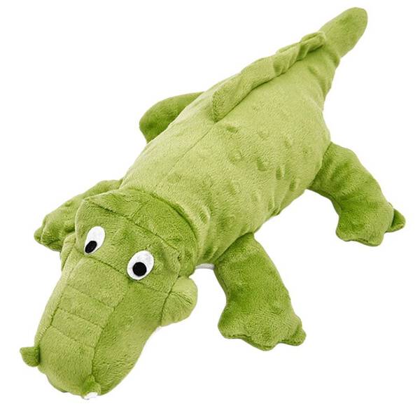 Elite Sound Plush Dog Toy Crocodile