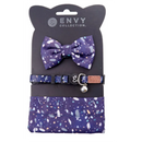 Envy Cat Collar Set Blue Terrazzo