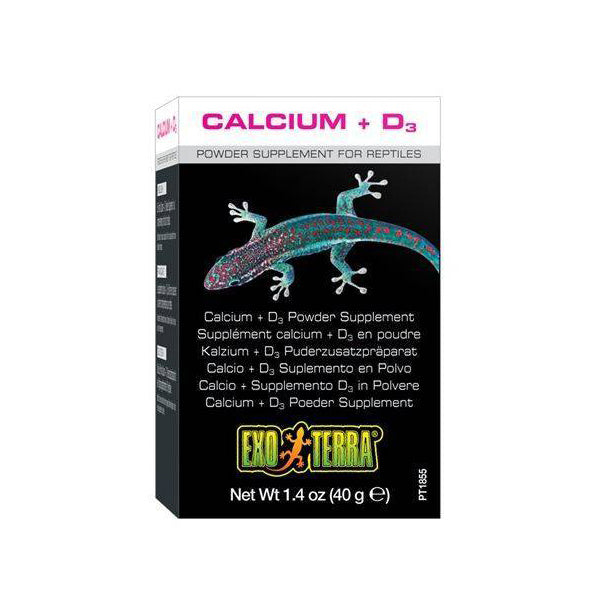 Exo Terra Calcium + Vit D3 40g