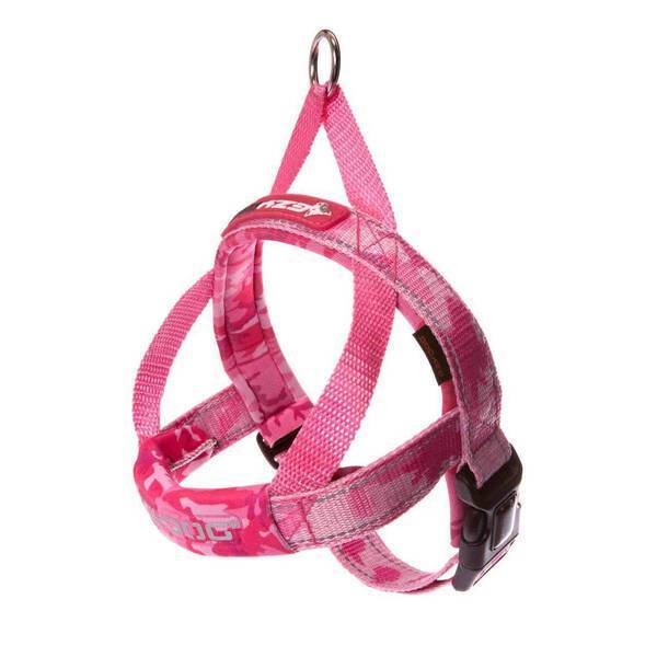 EzyDog Quick Fit Harness Pink Camouflage Large