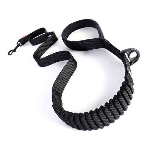 EzyDog Zero Shock Leash 48" Black