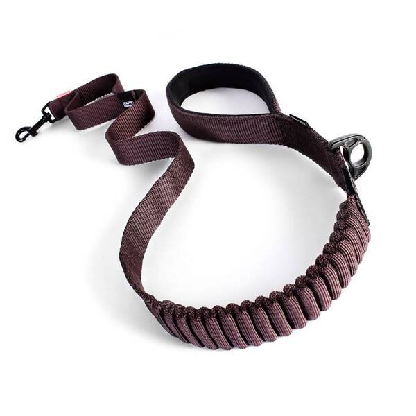 EzyDog Zero Shock Leash 48" Chocolate